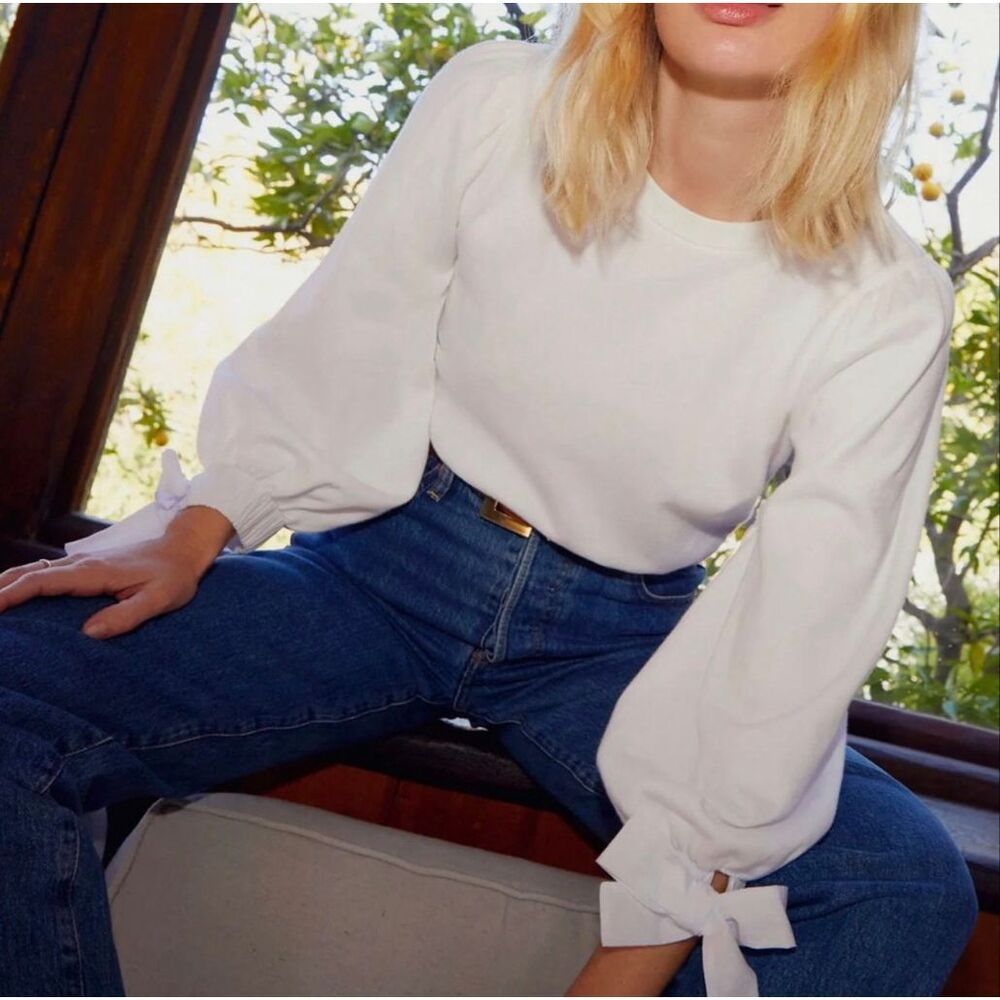Nation LTD Isabella Sweatshirt with Poplin L